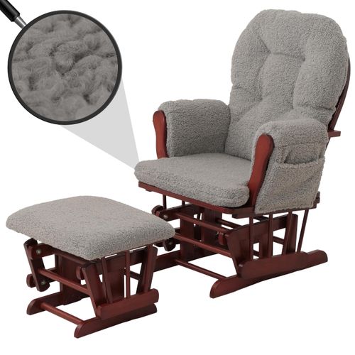 Fauteuil Relax Hwc-c76 Gris, Structure Foncée