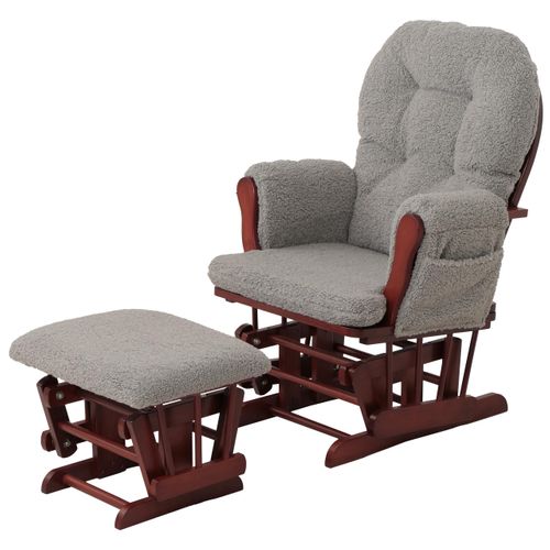 Fauteuil Relax Hwc-c76 Gris, Structure Foncée