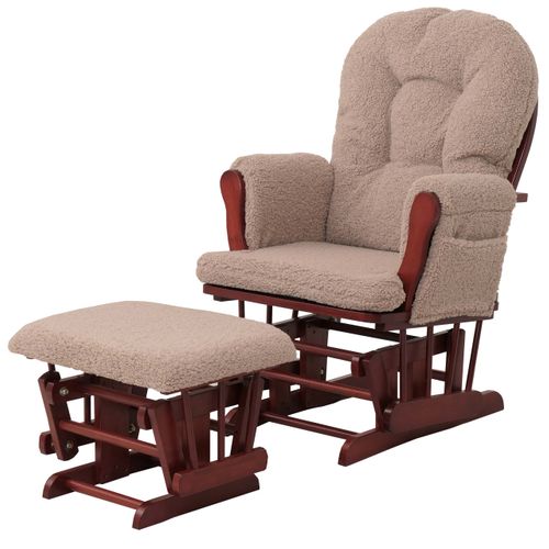 Fauteuil Relax Hwc-c76 Brun, Structure Foncée