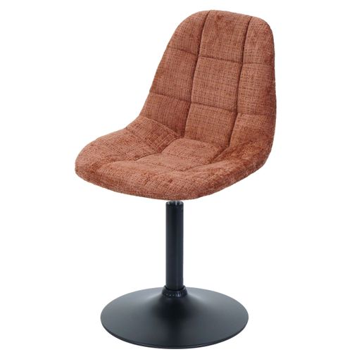 Chaise De Salle à Manger Hwc-a60 Chenille Terre Cuite