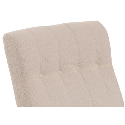 Fauteuil à Bascule Hwc-k10 Beige Bâti Aspect Noyer