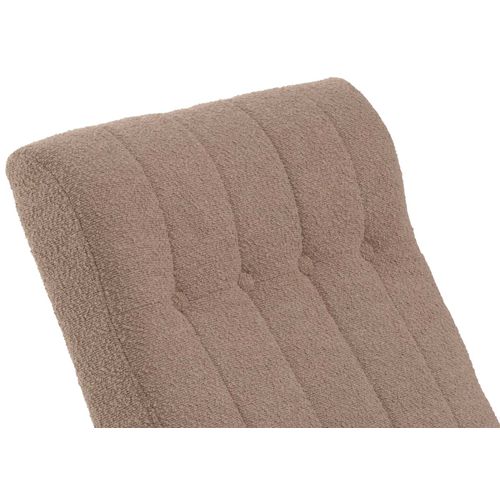 Fauteuil à Bascule Hwc-k10 Taupe, Piètement Aspect Noyer