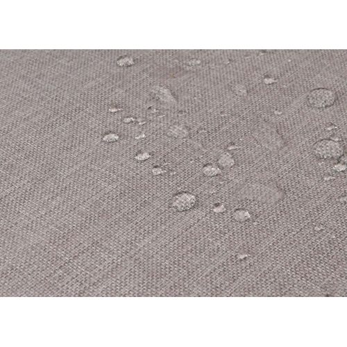 Lot De 2 Chaises De Jardin En Aluminium Hwc-n38 Anthracite Coussin Gris Clair