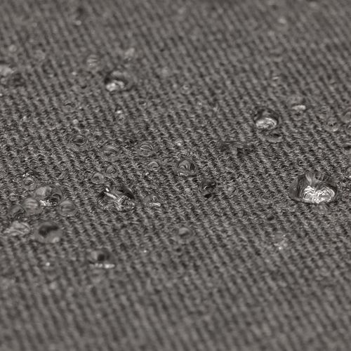 Lot De 2 Chaises De Jardin Hwc-n41 Anthracite, Coussin Gris Foncé