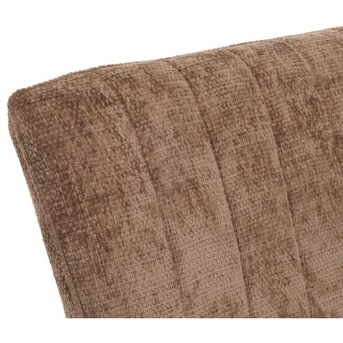 Banc Hwc-k16 Chenille Métal 160cm Brun