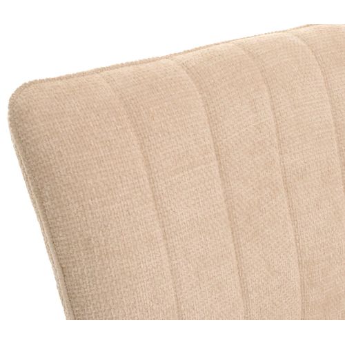 Banc Hwc-k16 Chenille Métal 160cm Crème-beige