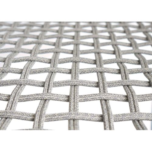 Lot De 2 Chaises De Jardin Hwc-o12 Gris Clair, Tissu Gris Clair