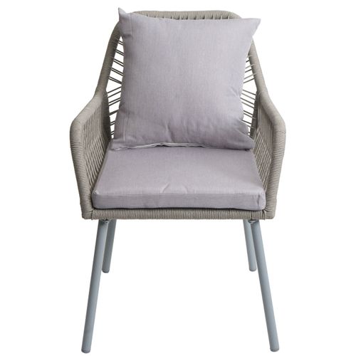 Lot De 2 Chaises De Jardin Hwc-o12 Gris Clair