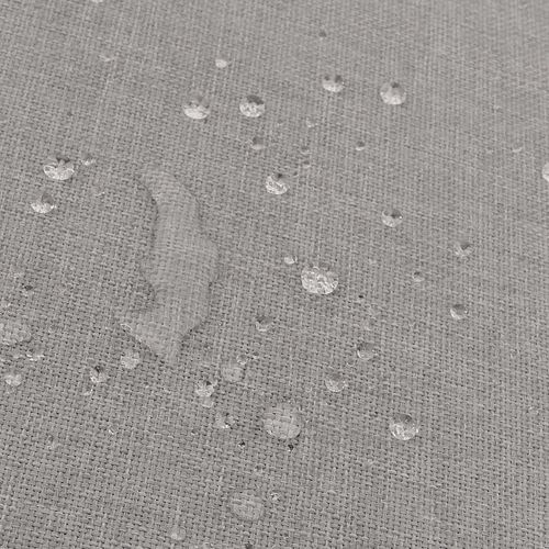 Lot De 2 Chaises De Jardin En Aluminium Hwc-o16 Anthracite Coussin Gris Clair