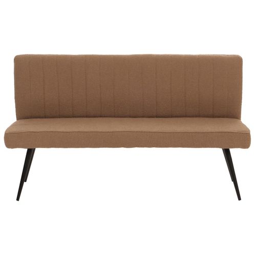 Banc Hwc-k16 Bouclé Métal 160cm Brun