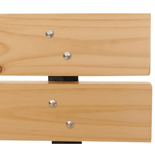 Banc De Jardin Hwc-o20 125cm Brun Clair