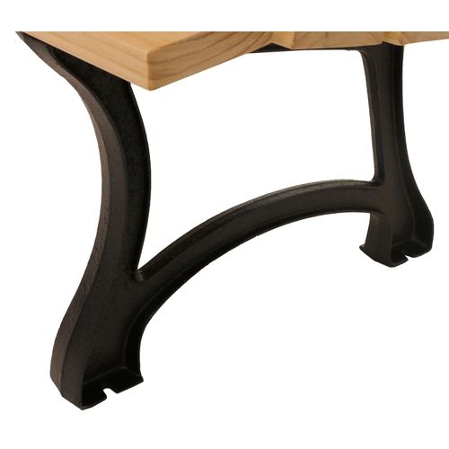 Banc De Jardin Hwc-o20 125cm Brun Clair