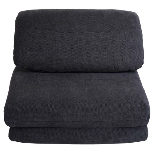 Fauteuil-lit Hwc-e68 Tissu/textile Gris Foncé