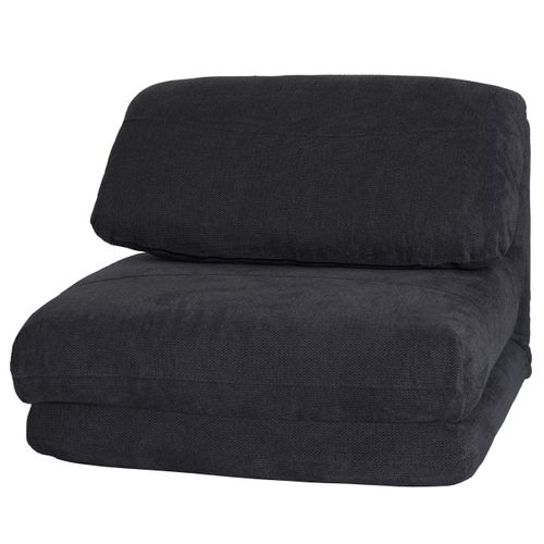Fauteuil-lit Hwc-e68 Tissu/textile Gris Foncé