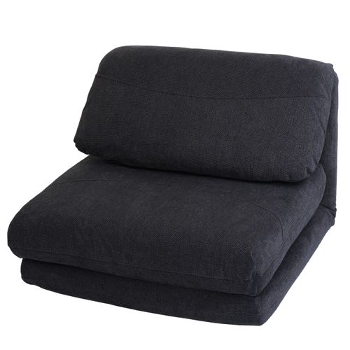 Fauteuil-lit Hwc-e68 Tissu/textile Gris Foncé