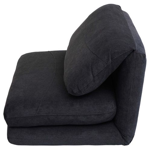 Fauteuil-lit Hwc-e68 Tissu/textile Gris Foncé