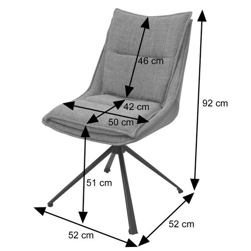 Chaise De Salle à Manger Hwc-n71 Beige