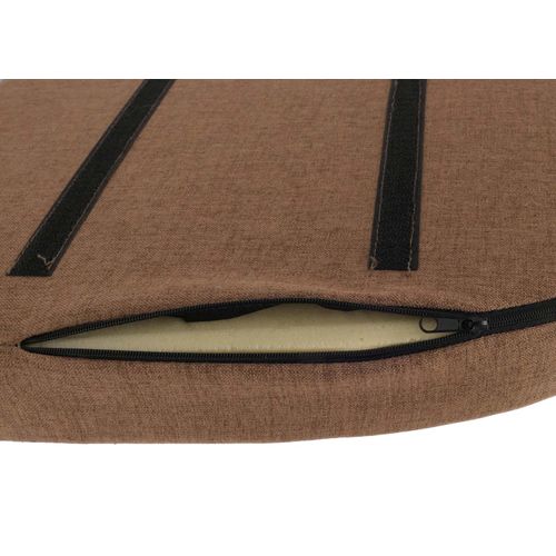 Lot De 2 Chaises De Salle à Manger Hwc-o27 (280g/m²) Métal Brun