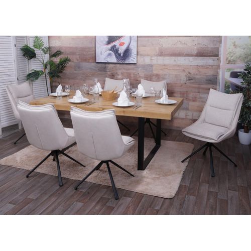 Chaise De Salle à Manger Hwc-n71 Crème-beige