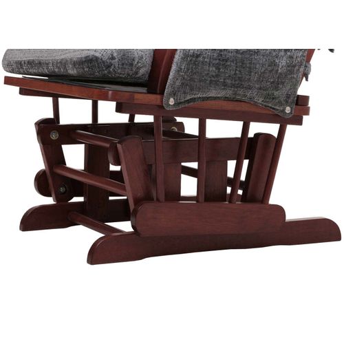 Fauteuil Relax Hwc-c76 Gris Foncé, Piètement Foncé