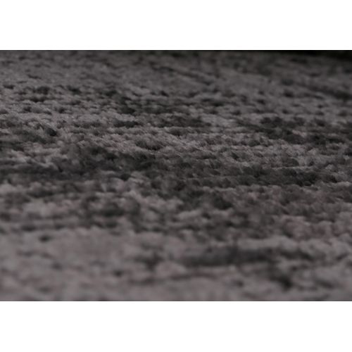 Fauteuil Relax Hwc-c76 Chenille Gris Foncé, Piètement Blanc