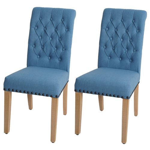 Lot De 2 Chaises De Salle à Manger Hwc-o66 Bleu Clair