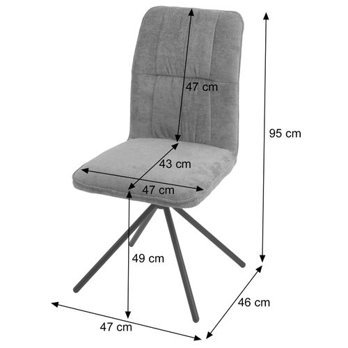 Lot De 6 Chaises De Salle à Manger Hwc-n99 Bleu-vert