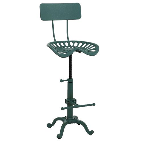 Tabouret De Bar Hwc-n26 Industrial Métal Vert