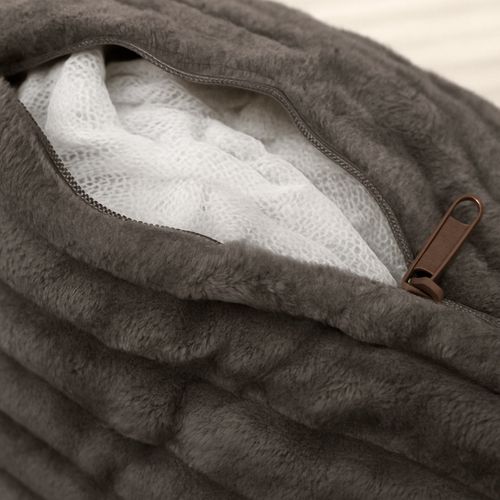 Fauteuil Hwc-p18 Tissu/textile Cord (370 G/m²) Marron