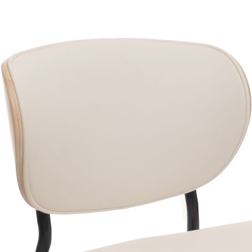 Lot De 6 Chaises De Salle à Manger Hwc-o45 280g/m² Naturel, Blanc