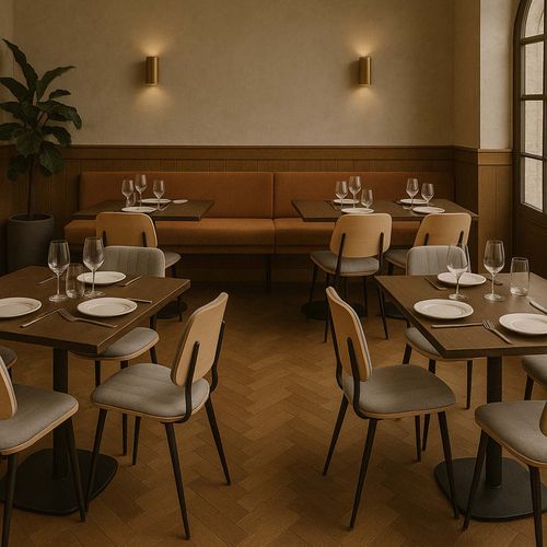 Lot De 6 Chaises De Salle à Manger Hwc-o44 Mvg Nature, Gris Clair