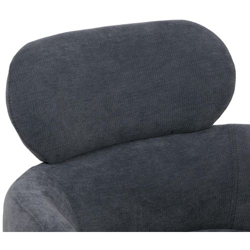 Chaise De Salle à Manger Hwc-o77 (310 G/m²) Chenille Gris-bleu