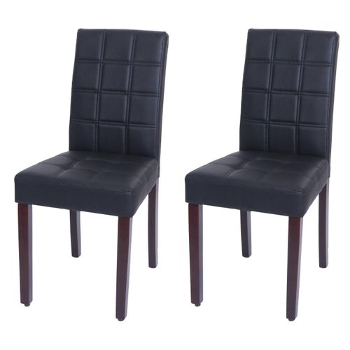 Lot De 2 Chaises De Salle à Manger Hwc-o65c Noir