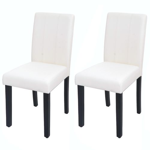 Lot De 2 Chaises De Salle à Manger Hwc-o65d Blanc