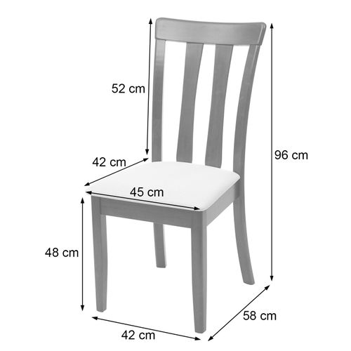 Lot De 2 Chaises De Salle à Manger Hwc-g46 En Bois Massif Piètement Foncé, Orange