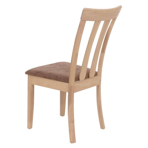 Lot De 2 Chaises De Salle à Manger Hwc-g46 Structure Couleur Naturelle, Marron