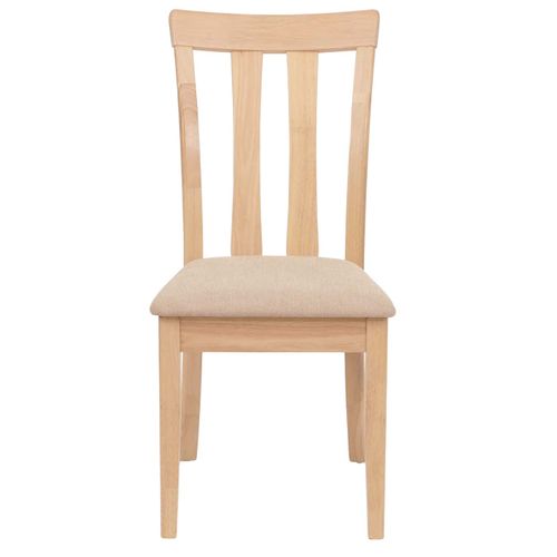 Lot De 2 Chaises De Salle à Manger Hwc-g46 Piètement Couleur Naturelle, Beige