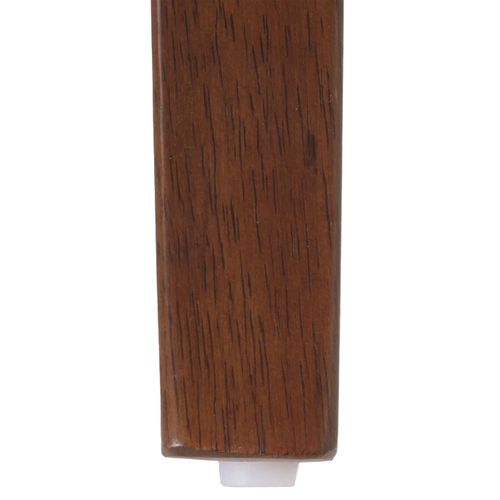 Lot De 6 Chaises De Salle à Manger Hwc-m58 Tissu/textile Bois Massif Foncé, Taupe