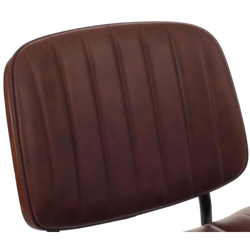 Lot De 2 Chaises De Salle à Manger Hwc-o44 Aspect Noyer, Marron Vintage