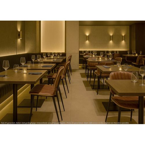 Lot De 2 Chaises De Salle à Manger Hwc-o44 Nature, Marron Vintage