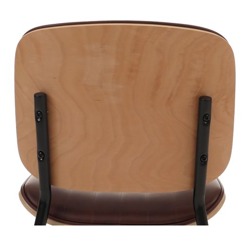 Lot De 2 Chaises De Salle à Manger Hwc-o44 Nature, Marron Vintage