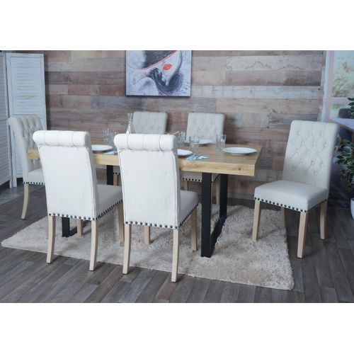 Lot De 6 Chaises De Salle à Manger Hwc-o66 Blanches