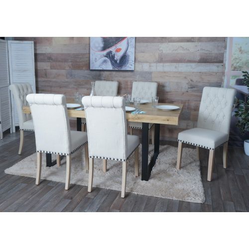 Lot De 6 Chaises De Salle à Manger Hwc-o66 Blanches