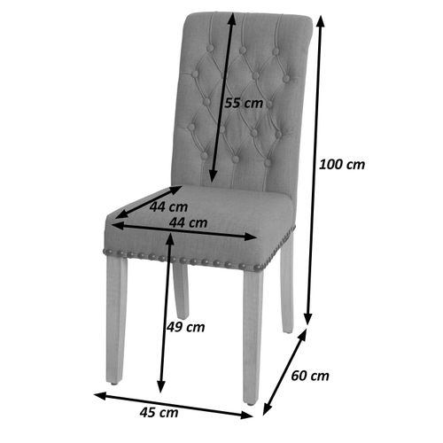 Lot De 6 Chaises De Salle à Manger Hwc-o66 Blanches