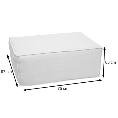 Fauteuil/accessoires Pour Canapé Hwc-o54 Partie Centrale 63x75x97cm Gris Clair