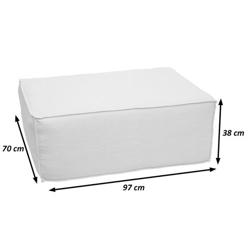 Ottomane/accessoire Pour Canapé Hwc-o54 38x97x70cm Terre Cuite