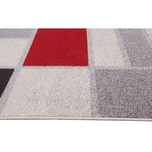 Tapis De Salon Chesso En Polypropylène - Rouge - 150x230 Cm
