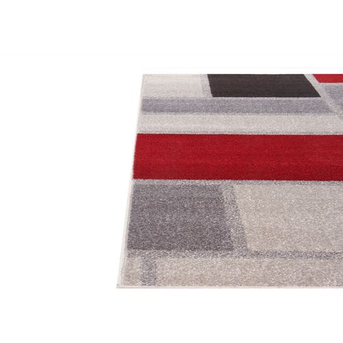 Tapis De Salon Chesso En Polypropylène - Rouge - 150x230 Cm