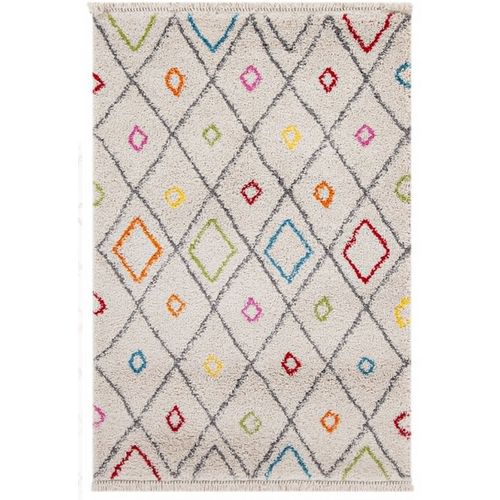 Tapis Épais Style Berbère - Multicolore - 200x300 Cm