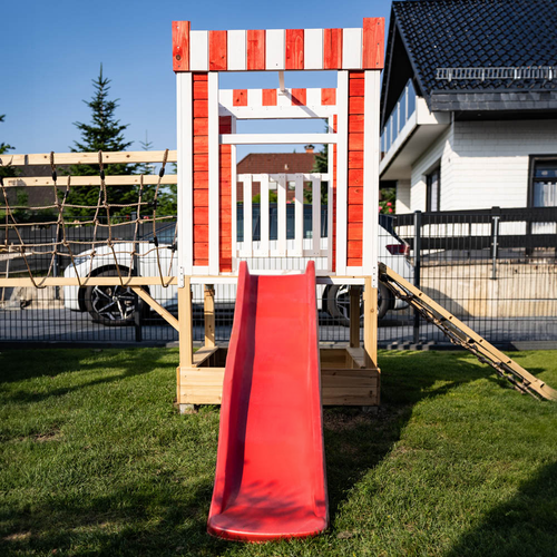 Parc De Jeux Avec Balançoire Et Toboggan Wunderland - 555 X 340 Cm